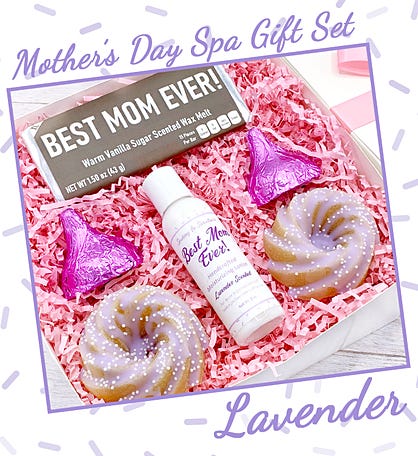 Best Mom Ever Lavender Spa Gift Set Large